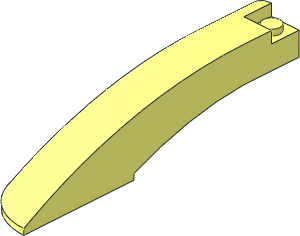 Slope 10 x  2 x  2 Curved with Rounded Corner - Right