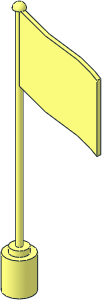 Flag on Flagpole Type 1