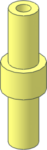 Bar  2L with Thick Stop and Pin Holes