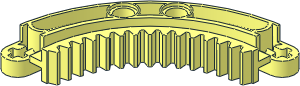 Technic Gear Ring Quarter  6 x  6 with 15 Teeth