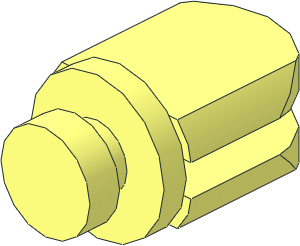 Arm Piece with Disc and 2 Fingers