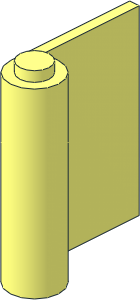 Door  1 x  3 x  3 Right with Vertical Handle