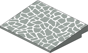 ~_Slope Brick 10  6 x  8 with Slate Roof Pattern (Obsolete)