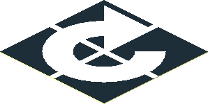 Sticker  1.9 x  1.9 with Arrow White Curved Clockwise on Black Background