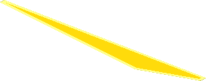 Sticker  1.2 x  8 Triangle Yellow with Transparent Border Right