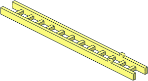 Ladder  2.4 x 13 Top Section