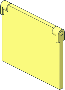 Glass for Window  1 x  4 x  3 Opening