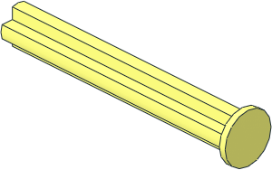 Technic Axle  4 with Stop