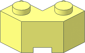 Brick  2 x  2 Facet
