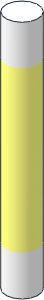 Bar  3L with White Ends Pattern