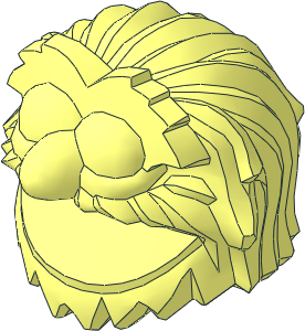 Minifig Head Muppet Animal