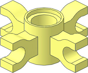 Technic Pin Connector Round with 4 Clips
