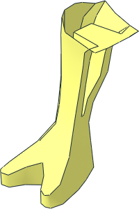~Animal Ostrich - Right Leg