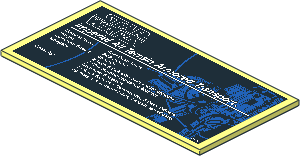 Tile  8 x 16 Type 2 with SW AT-AT Specifications Sticker