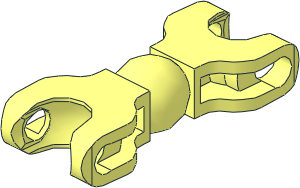 Constraction Connector  2 x  5 with Double Ball Sockets and Middle Ball Joint