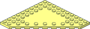Plate 10 x 10 without Corner without Studs in Center