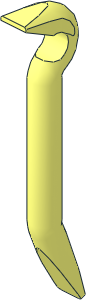 Minifig Tool Crowbar