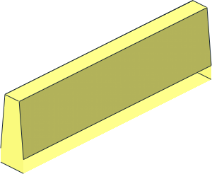 ~Conveyor Belt  4 x 16 with 14 Treads - Tread Segment (Formed Straight)