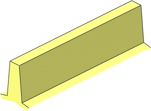 ~Conveyor Belt  4 x 16 with 14 Treads - Tread Segment (Formed Circular)