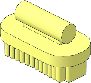 Minifig Brush Oval