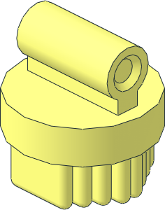 Minifig Brush Round