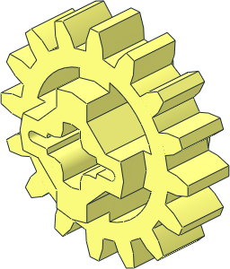 Technic Gear 16 Tooth Reinforced