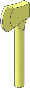 Minifig Axe