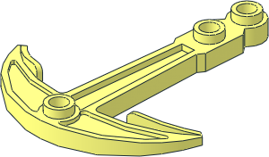 Boat Anchor with Two Top Holes