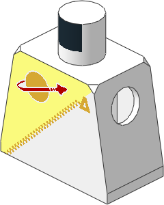 ~Minifig Torso with Futuron Pattern (Obsolete)