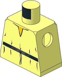 Minifig Torso with SW Tunic and Belt Pattern