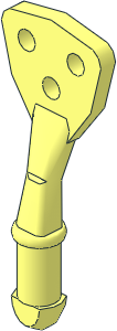 Figure Friends Spatula with  3 Holes