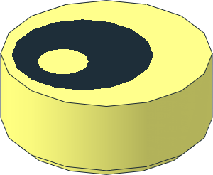 Tile  1 x  1 Round with Eye Pattern