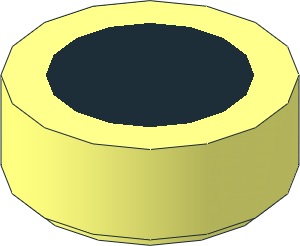 Tile  1 x  1 Round with Small Black Disc Pattern