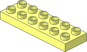 Duplo Plate  2 x  6