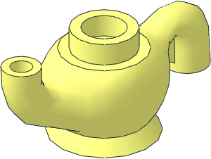 Minifig Oil Lamp