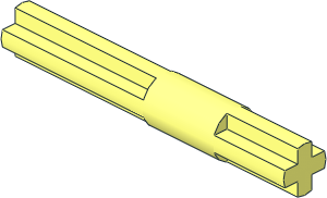 Technic Axle  4 with Middle Cylindrical Stop