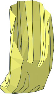 ~Minifig Hair Female Pigtails High, Long Bangs, Hole on Top - Tips right