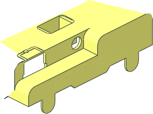 ~Electric Powered Up 2 Port Battery Box Top Half