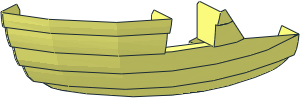 ~Boat Bow 16 x 12 x  5.333 Hull Outside Half