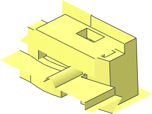 ~Monorail Wheel Chassis Bottom Subpart