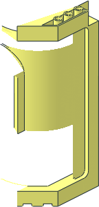 ~Panel  6 x  8 x 12 Tower with Arched Window - Half