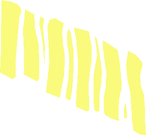 ~Minifig Leg Left with Triangles Pattern - Fringe Filling