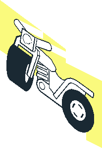 ~Tricycle and Wrench Pattern - Motorcycle and Background