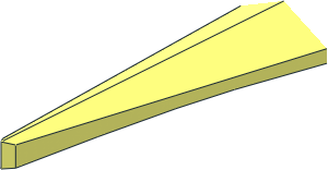 ~Plate  1 x  2 with Tooth and Flexible Tip - Rubber Tip