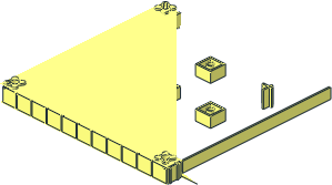 ~Scala Base 44 x 44 x  2 with  12 Holes - Quarter