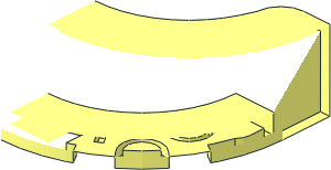 ~Windscreen  4 x  6 x  1.333 Curved Open - Half