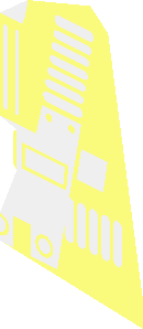 ~Minifig Torso Blacktron I 2-Sided Front Half Pattern