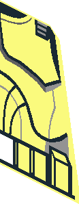 ~Minifig Torso with SW Clone Trooper Pattern - Front Side