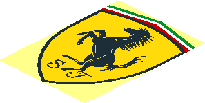 ~Logo Ferrari Badge Rounded (since 1990)