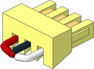 | Brickstuff Sensor Plug with Red/Black/White Cable Stub